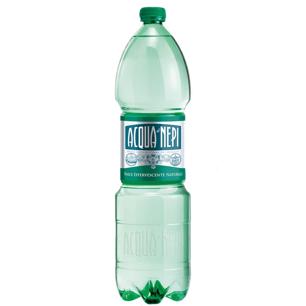 Acqua di Nepi Effervescente Naturale PET 1,5 litri × 6 bottiglie