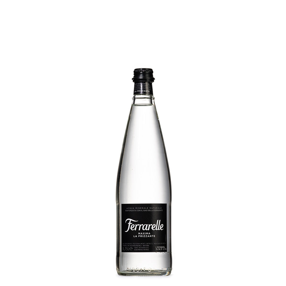 Acqua Ferrarelle Maxima frizzante in vetro a rendere 0,5 litri x 20 bottiglie