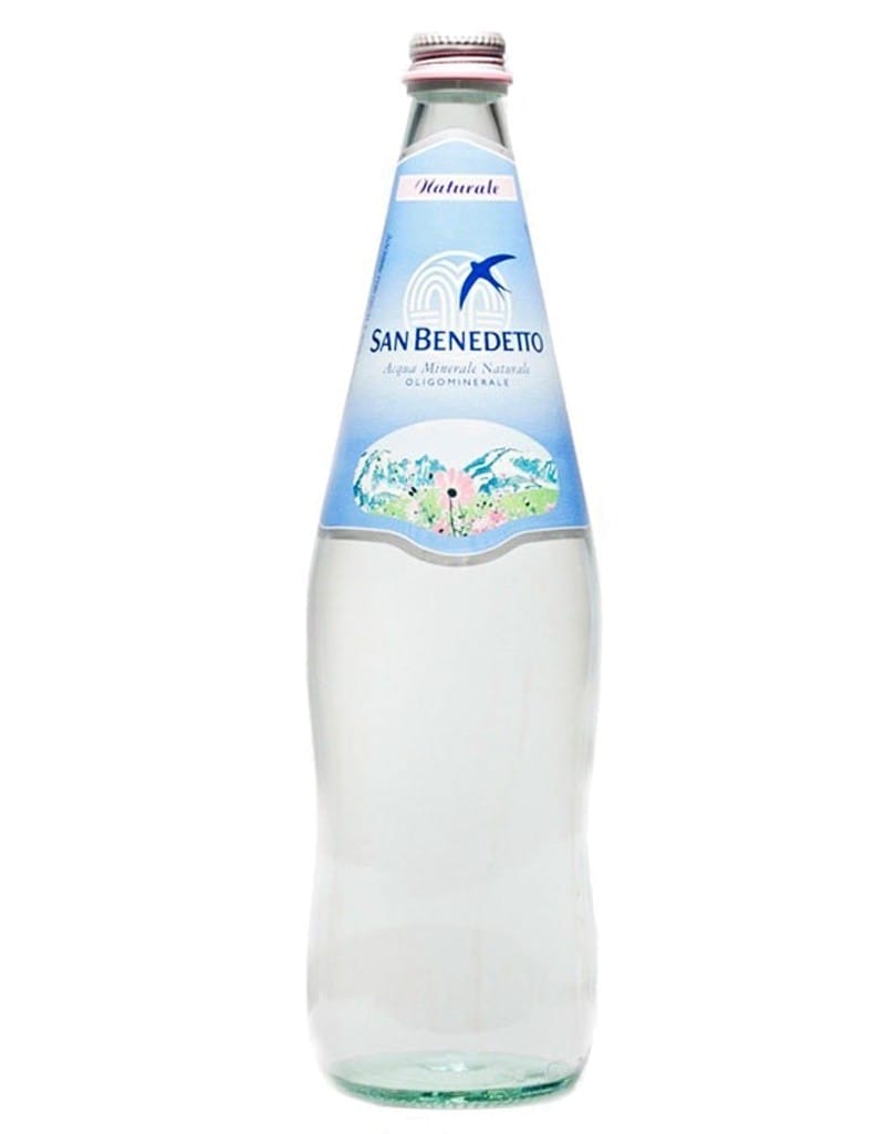 Acqua San Benedetto Naturale in Vetro a Rendere 1 L × 12 bottiglie