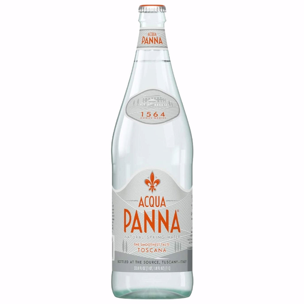 Acqua Panna naturale in vetro a rendere 1 litro x 12 bottiglie