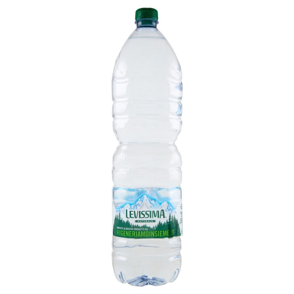 Acqua Levissima Naturale Pet 1,5 litri × 6 bottiglie