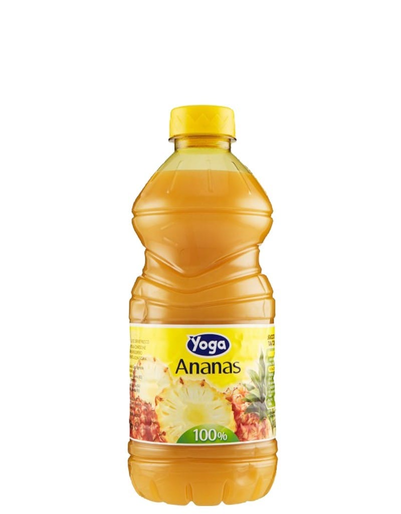 Succo di Frutta Yoga 100 % Ananas Pet 1 Litro x 6 Bottiglie