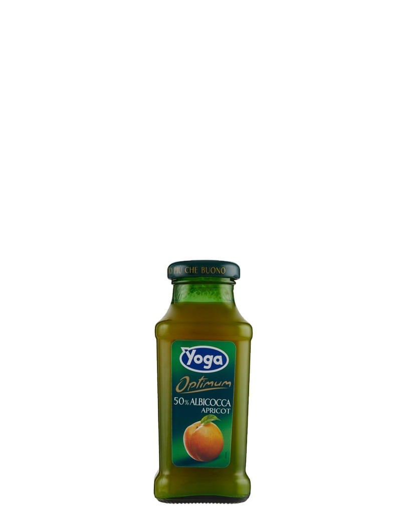 Succo di Frutta Yoga Albicocca Vetro 20 cl x 24 Bottiglie